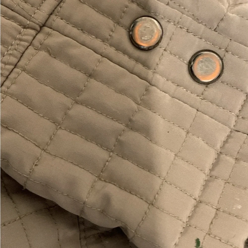 Portrait  Quilted Tan Jacket size small - Picture 11 of 12